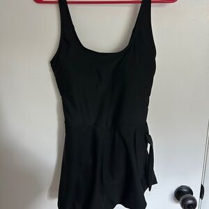 NWOT Eomenie Black One Piece Swimdress, Swimsuits for Women Tummy Control‎ M